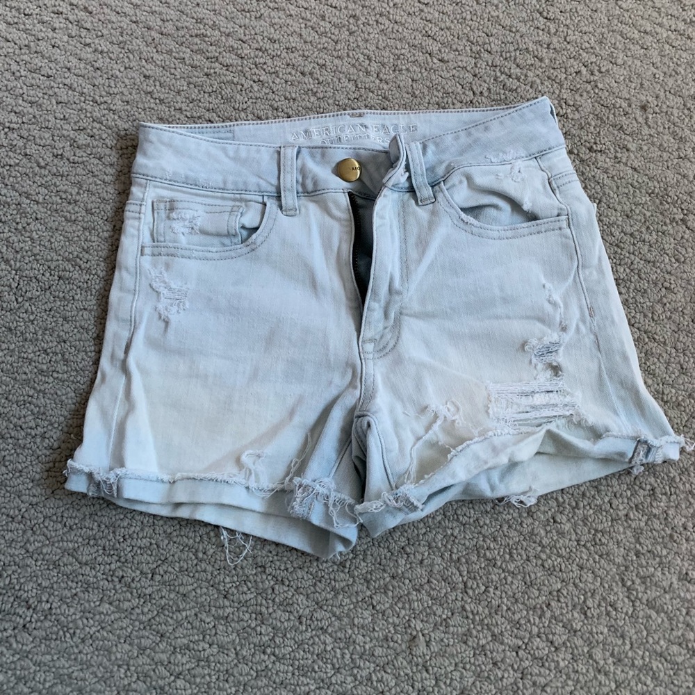 American eagle hi rise shortie